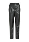 Vila Dagmar Varone Coated Trousers, Black