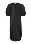 Vila Mabelle Puff Sleeve Midi Dress, Black