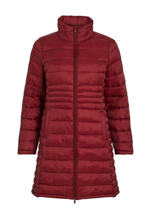 Vila Sibiria Quilted Coat, Cabernet