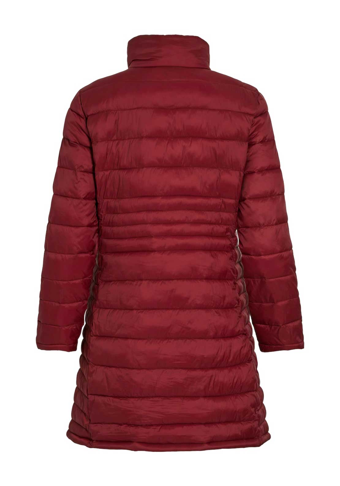 Vila Sibiria Quilted Coat, Cabernet