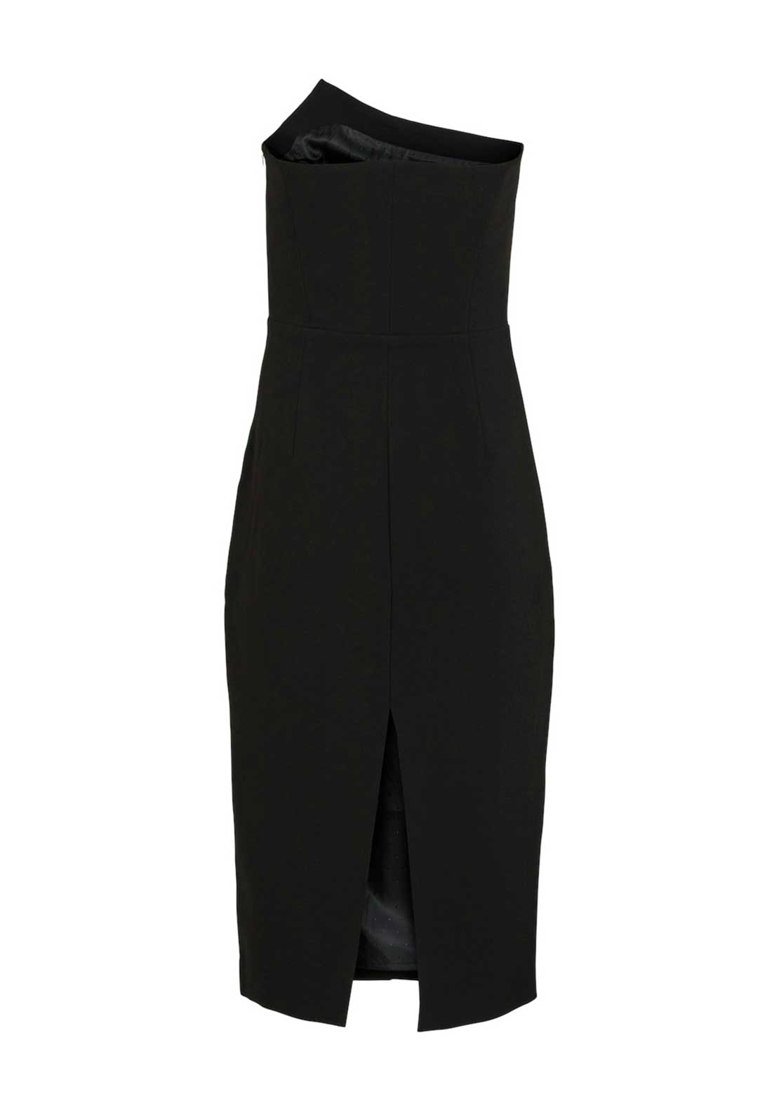 Vila Rae Strapless Midi Dress, Meteorite