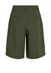 Vila Culda High Waist Tailored Shorts, Green