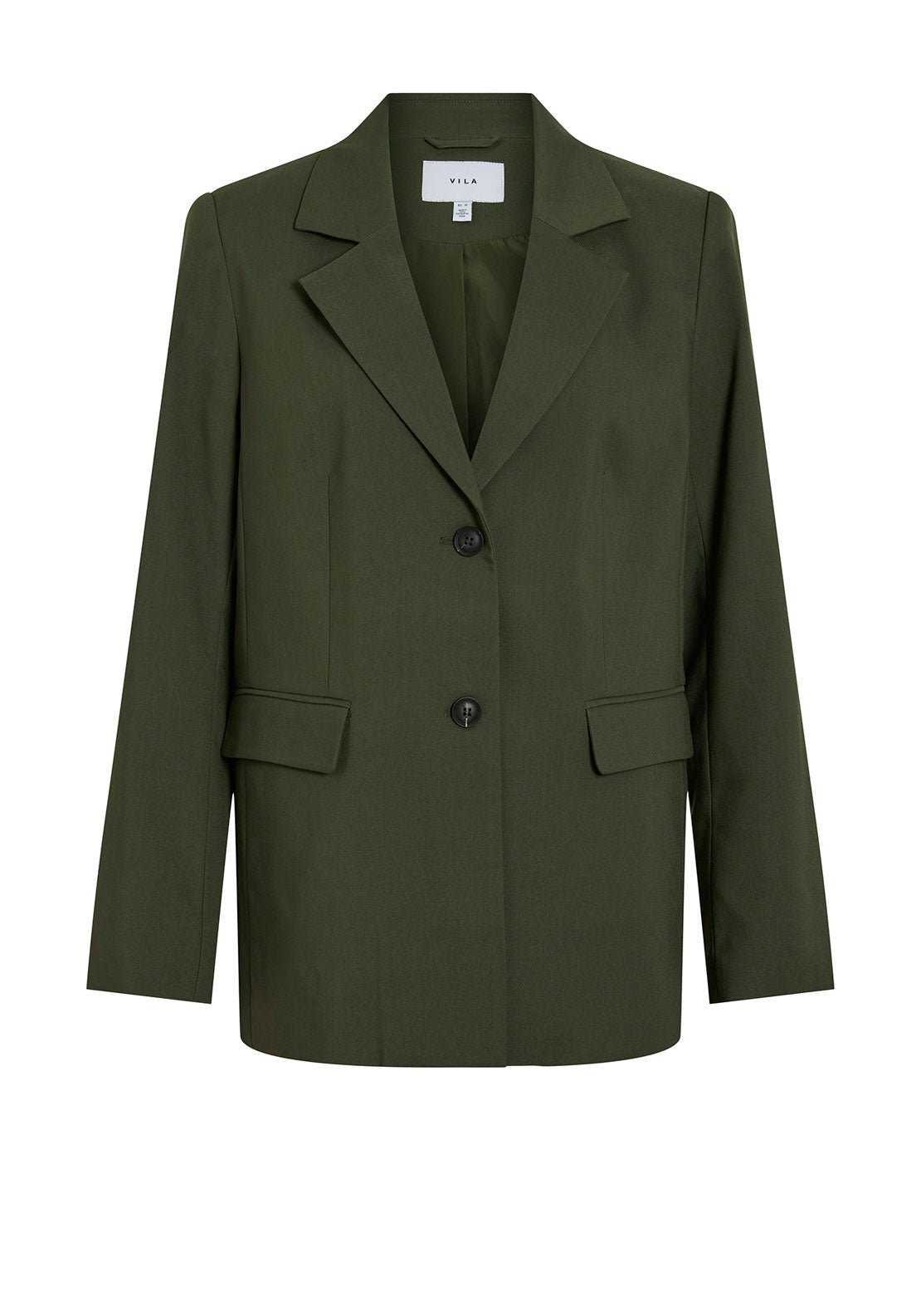 Vila Culda Single Breast Jacket, Green