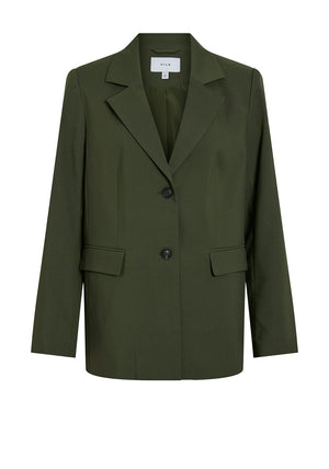 Vila Culda Single Breast Jacket, Green