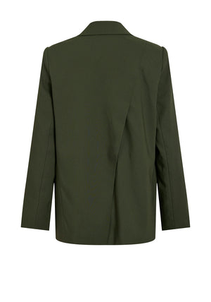 Vila Culda Single Breast Jacket, Green