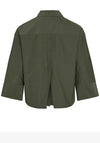 Vila Belfie 7/8 Sleeve Shirt, Green