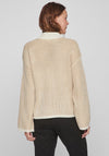 Vila Dubline High Neck Knit Sweater, Cornstalk