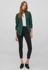 Vila Joy Ruched Sleeve Blazer, Pineneedle