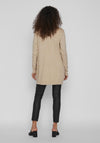 Vila Ril Open Knit Cardigan, Natural Melange
