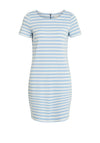 Vila Tinny Striped Midi Dress, Federal Blue