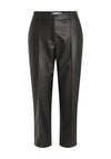 Vila Dagmar Slim Leg Coated Trouser, Black