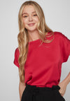 Vila Ellette Satin Top, Love Potion