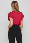 Vila Ellette Satin Top, Love Potion