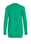 Vila Soft Knit Open Cardigan, Bright Green
