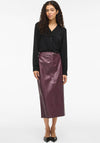 VILILLIAN HW MIDI SKIRT/KA