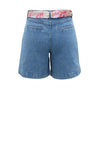 Vila Vanil Scarf Denim Shorts, Light Blue Denim