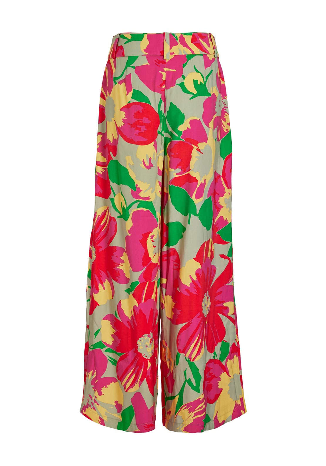 Vila Halin Wide Fit Trousers, Swamp