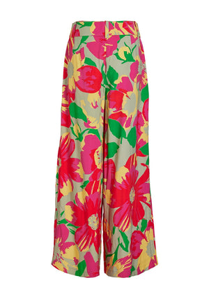 Vila Halin Wide Fit Trousers, Swamp