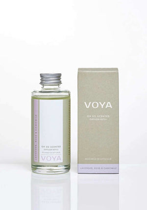 Voya Oh So Scented Reed Diffuser Refill, Lavander Rose and Camomile