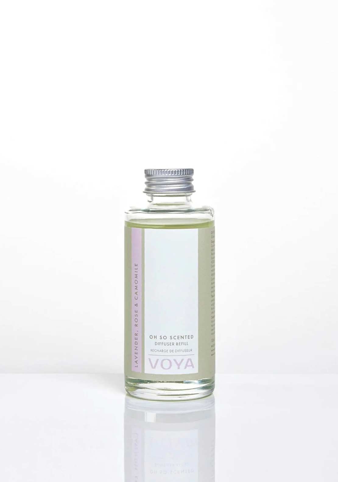 Voya Oh So Scented Reed Diffuser Refill, Lavander Rose and Camomile