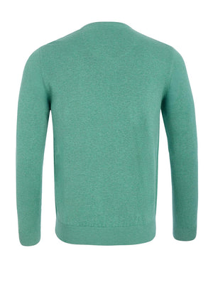 Andre Valencia V Neck Sweater, Green