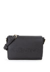 Valentino Foxy Flap Over Debossed Crossbody Bag, Black