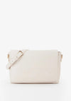 Valentino Foxy Flap Over Debossed Crossbody Bag, Cream