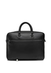 Valentino Marnier Pebbled Laptop Bag, Nero