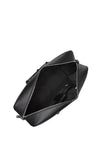 Valentino Marnier Pebbled Laptop Bag, Nero