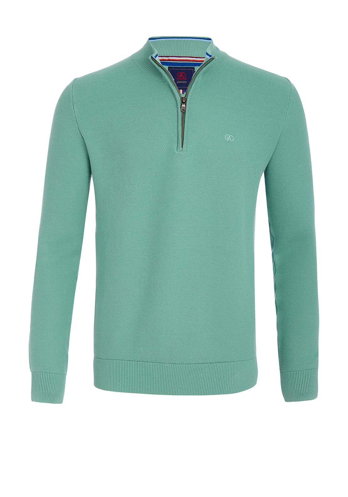Andre Venice Quarter Zip Sweater, Green