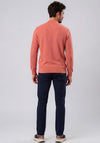 Andre Venice Quarter Zip Sweater, Burnt Orange