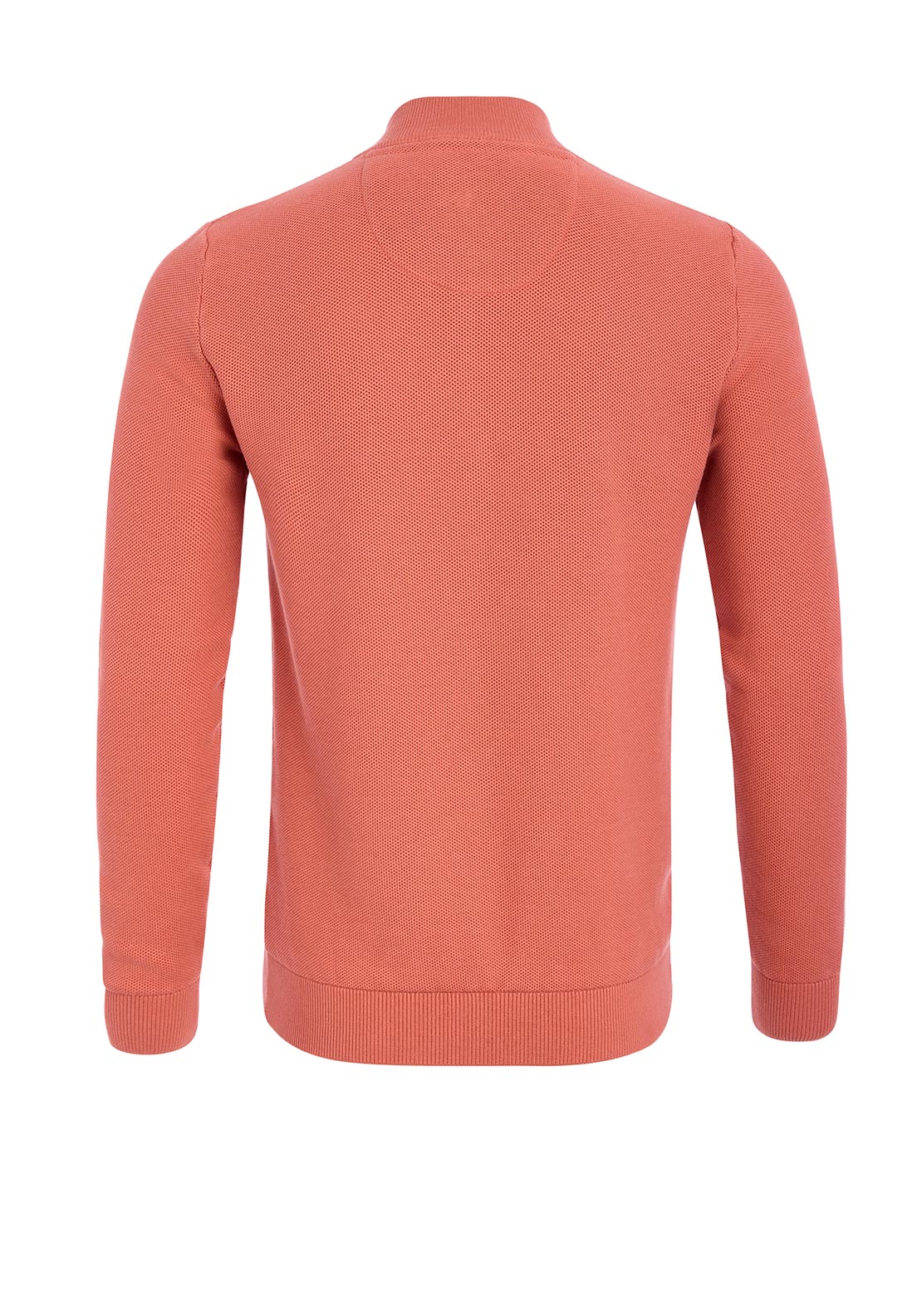 Andre Venice Quarter Zip Sweater, Burnt Orange