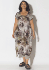 My Soul Camouflage Print Dress, Green