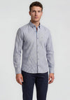 Andre Virginia Long Sleeve Print Shirt, Navy & Rust