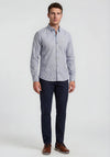 Andre Virginia Long Sleeve Print Shirt, Navy & Rust