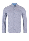 Andre Virginia Long Sleeve Print Shirt, Navy & Rust
