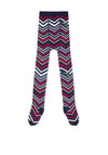 A Dee Ari Print Tights, Navy Multi