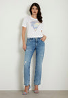 Guess Triangle Logo T-Shirt, White