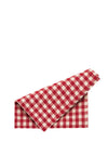 Walton & Co Gingham Set of 4 Napkins, Red