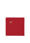Walton & Co Embroidered Berry Set of 2 Napkins, Red