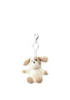 Warmies Puppy Scented Plush Keyring, Cream