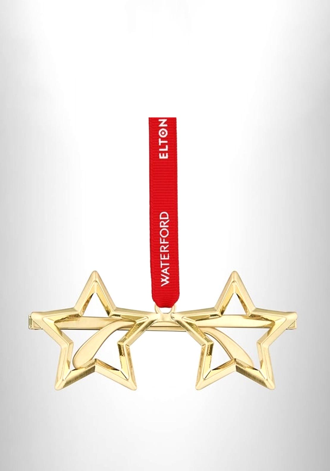 ELTON JOHN GOLDEN STAR GLASSES ORNAMENT