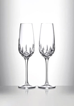 Waterford Crystal Lismore Essentials Flute Glasses, Set of 2