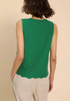 White Stuff Silvia Cut Out Vest, Bright Green