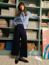 Tia Cord Wide Leg Crop