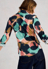 White Stuff Annie Patterned Jersey Shirt, Navy Multi