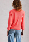 White Stuff Nova Button Up Cardigan, Coral