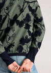 White Stuff Lulu Floral Pattern Cardigan, Green