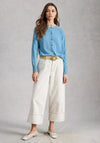 White Stuff Button Up Front Cardigan, Blue