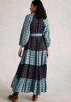 White Stuff Clementine V-Neck Maxi Dress, Blue Multi